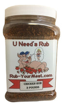 Load image into Gallery viewer, RYM Chicken & Poultry Rub- 3 Pounds - Free Shipping
