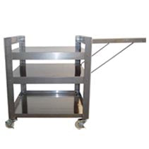 Load image into Gallery viewer, SmokinTex Stainless Steel Smoker Cart for Models 1100 and 1400