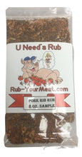 Load image into Gallery viewer, RYM- Pork Rib Rub - Sample - Freight Included- You Pay Shipping and Handling- 2 Ounces
