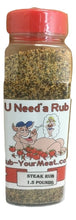 Load image into Gallery viewer, RYM Steak Rub &amp; Seasoning- 1.5 pounds - Shaker Top - Ships Free
