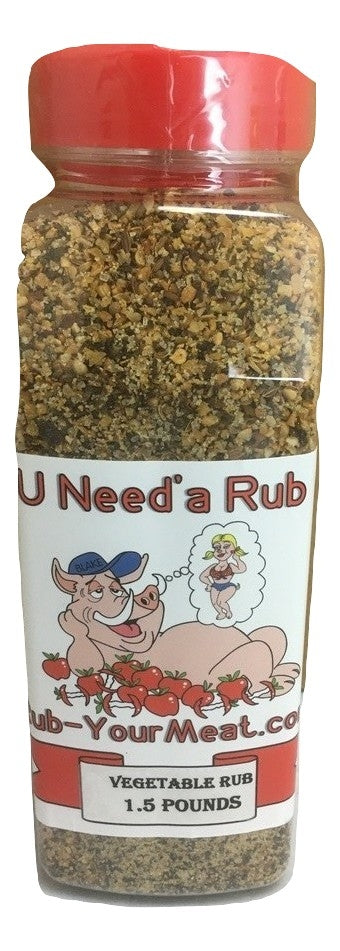 RYM Vegetable Rub- 1.5 Pounds - Shaker Top - Free Shipping