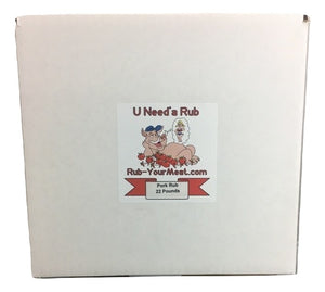 RYM Pork Rub - 22 Pounds - Bulk Food Service Box - Shipping Included